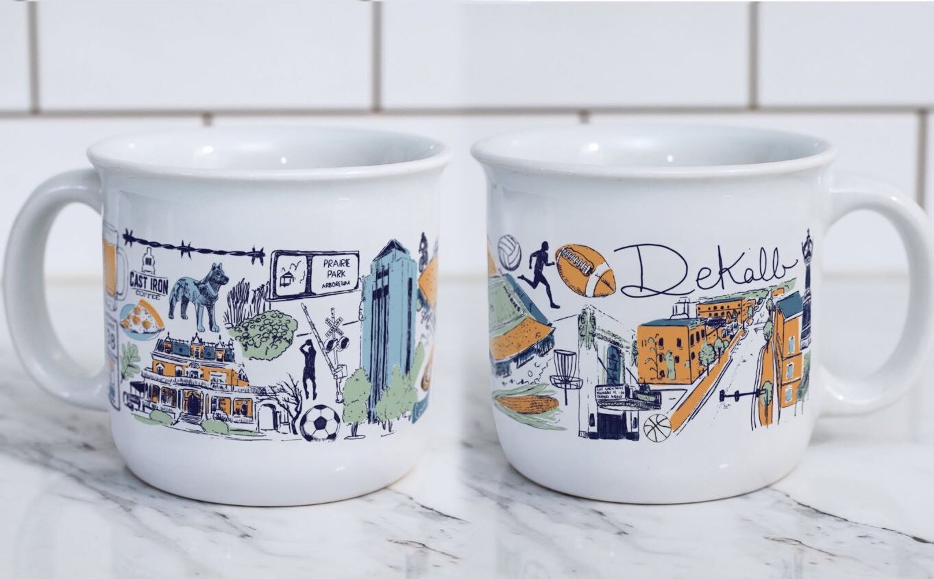 The DeKalb mug featured by the Northern Star